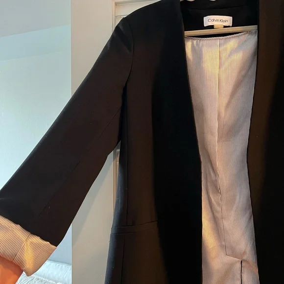 Calvin Klein Black Women's Blazer - Picture 2 of 5